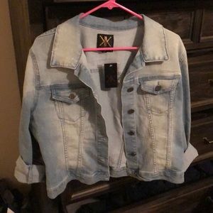 Kardashian Kollection Krista Basic Denim Jacket